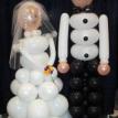 Balloon Bride and Groom