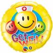 Smiley Face Get Well Balloon