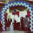 Balloon Arch - zig Zag Design
