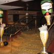 Champagne balloon arrangements